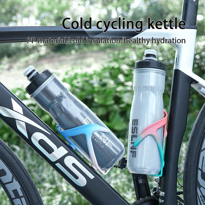ESLNF Bike Kettle 720ml Mountain Road Bike Outdoor Cycling Kettle PP5 Squeeze Insulated Water Cup Bicycle Water Bottle