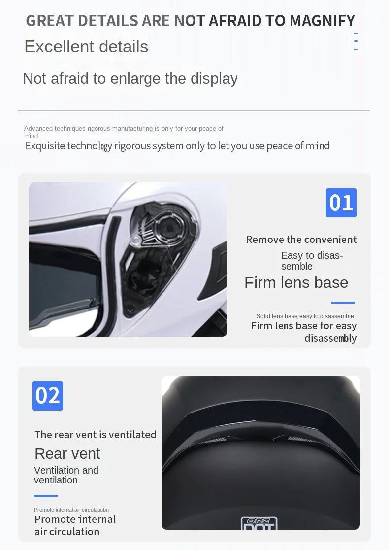 Flip Up Motorcycle Helmet Double lens full face helmet High quality DOT approved Moto cascos motociclistas capacete