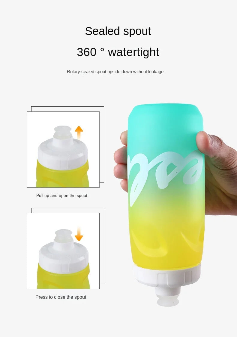 Cycling Insulated Water Bottle Thermal Drink Bottle PP5 Silicone 620ml Fitness Outdoor Sports Bicycle Portable Water Kettle