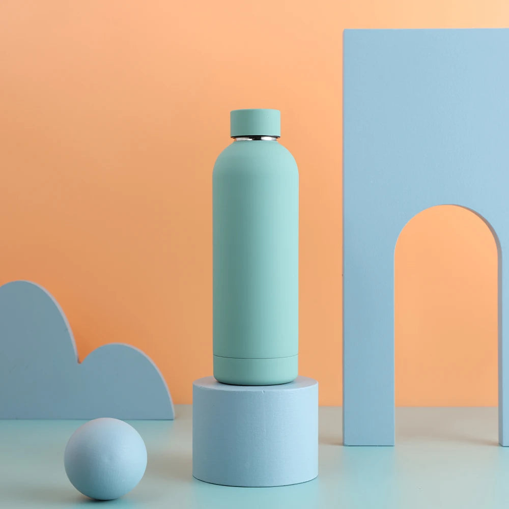 500ml Stainless Steel Insulated Mug Double Wall Vacuum Tumbler Office Home Insulated Coffee Cup Sports Water Bottle