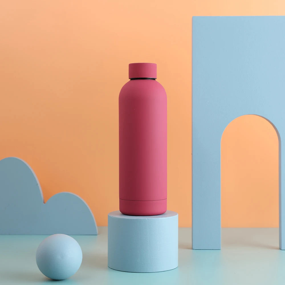 500ml Stainless Steel Insulated Mug Double Wall Vacuum Tumbler Office Home Insulated Coffee Cup Sports Water Bottle