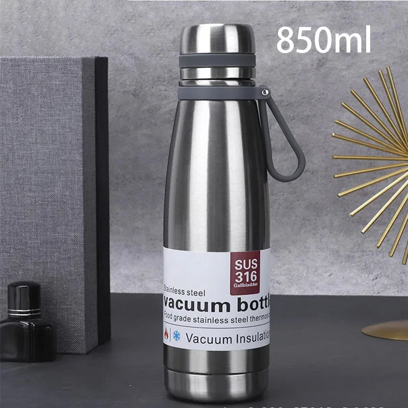 Stainless Steel Thermos Bottle Vacuum Large Capacity Flasks Water Bottle Insulated Water Outdoor Travel Bottle Cup Keeping Warm