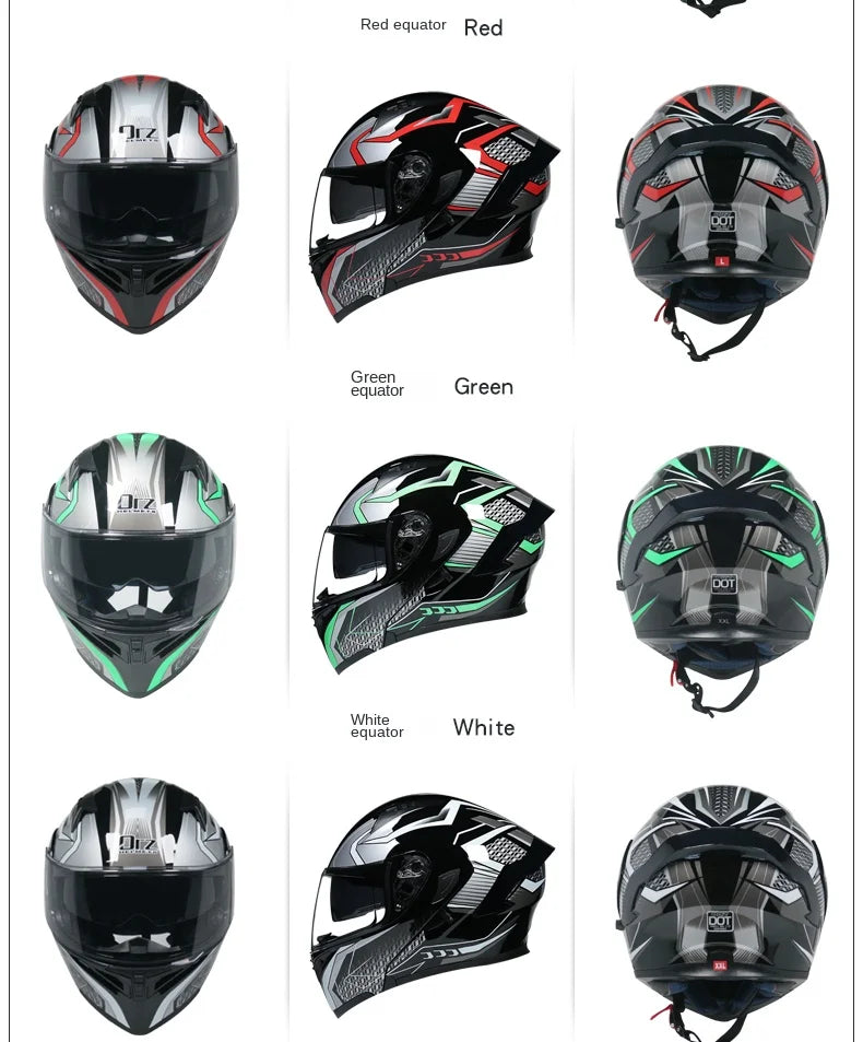 Flip Up Motorcycle Helmet Double lens full face helmet High quality DOT approved Moto cascos motociclistas capacete