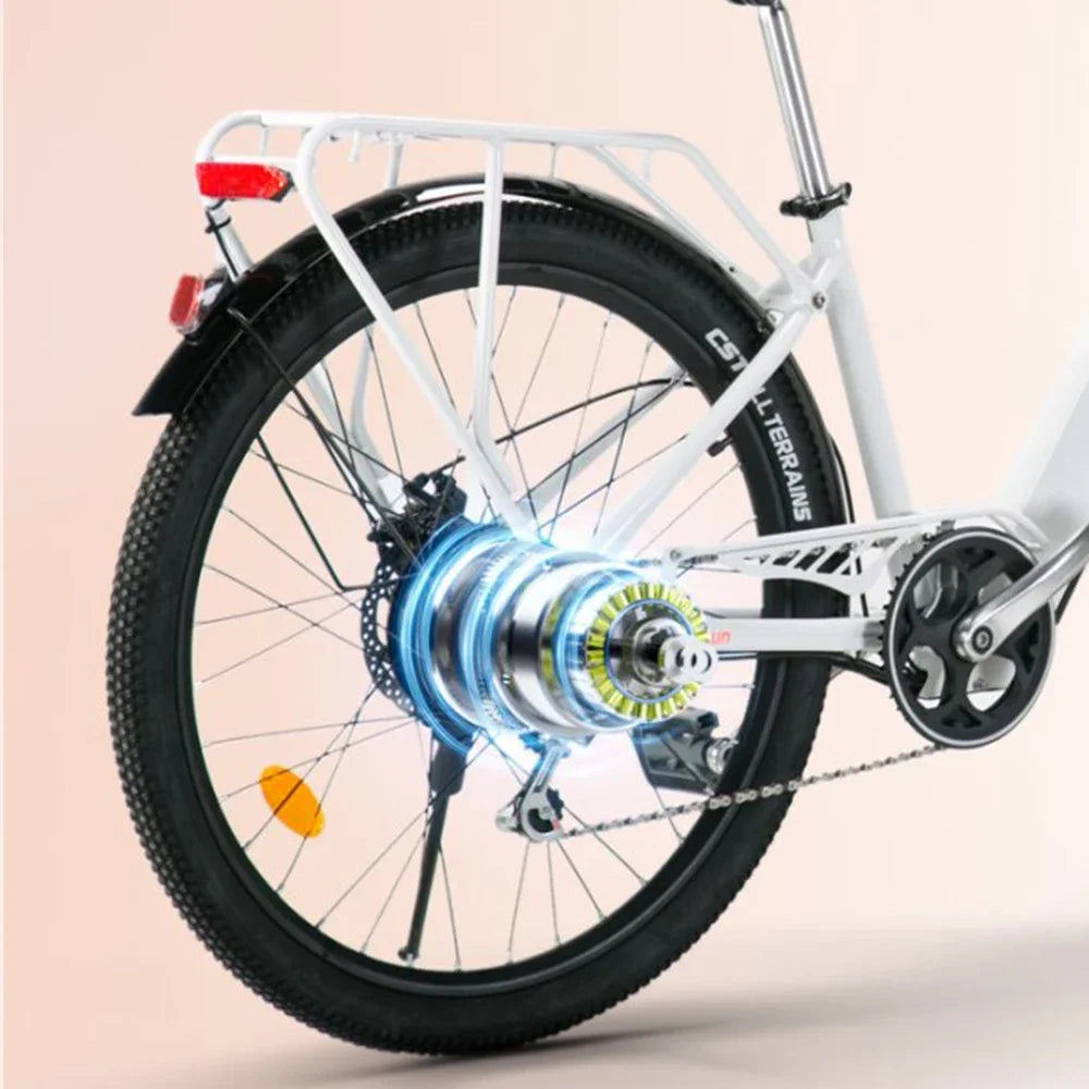 Ebike Electric Bicycle 26" 250W mid motor City Ebike Pedelec with Bicycle Basket Cup HolderSports Entertainment Cycling electric