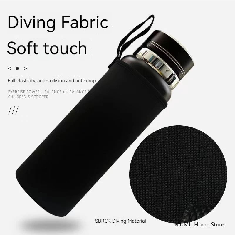 750ML/1000ML/1500ML Mug Bottle Cup Case Bag For Water Bottle Cover Bag Black Bottle Carrier Insulated Bag Sports Bottles Covers
