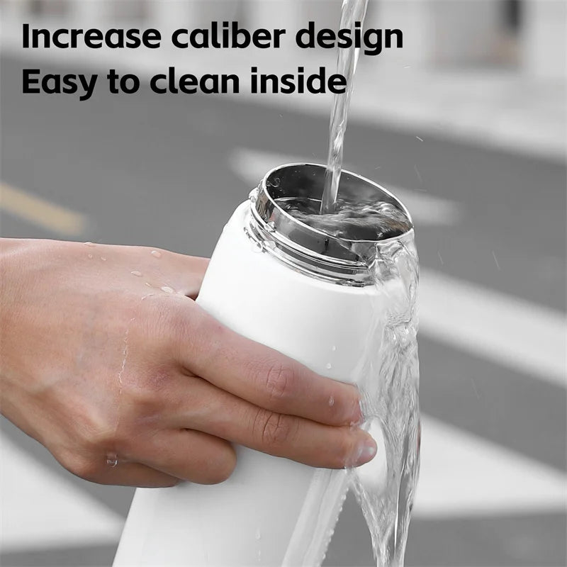 WEST BIKING Stainless Steel Insulated Sports Water Bottle 550ml Cycling Thermos Bottle Keep Cold&Hot Gym Portable Thermal Kettle