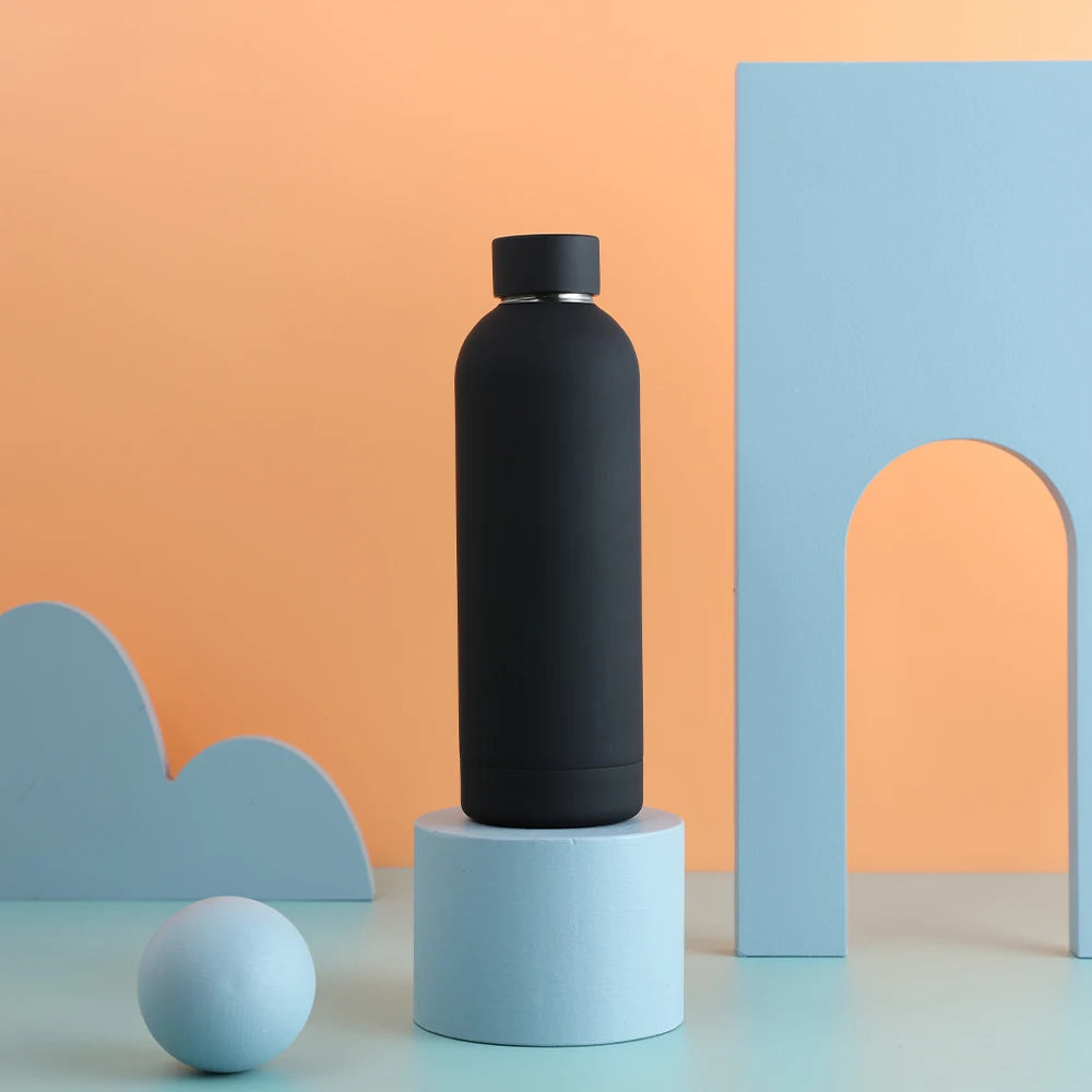 500ml Stainless Steel Insulated Mug Double Wall Vacuum Tumbler Office Home Insulated Coffee Cup Sports Water Bottle