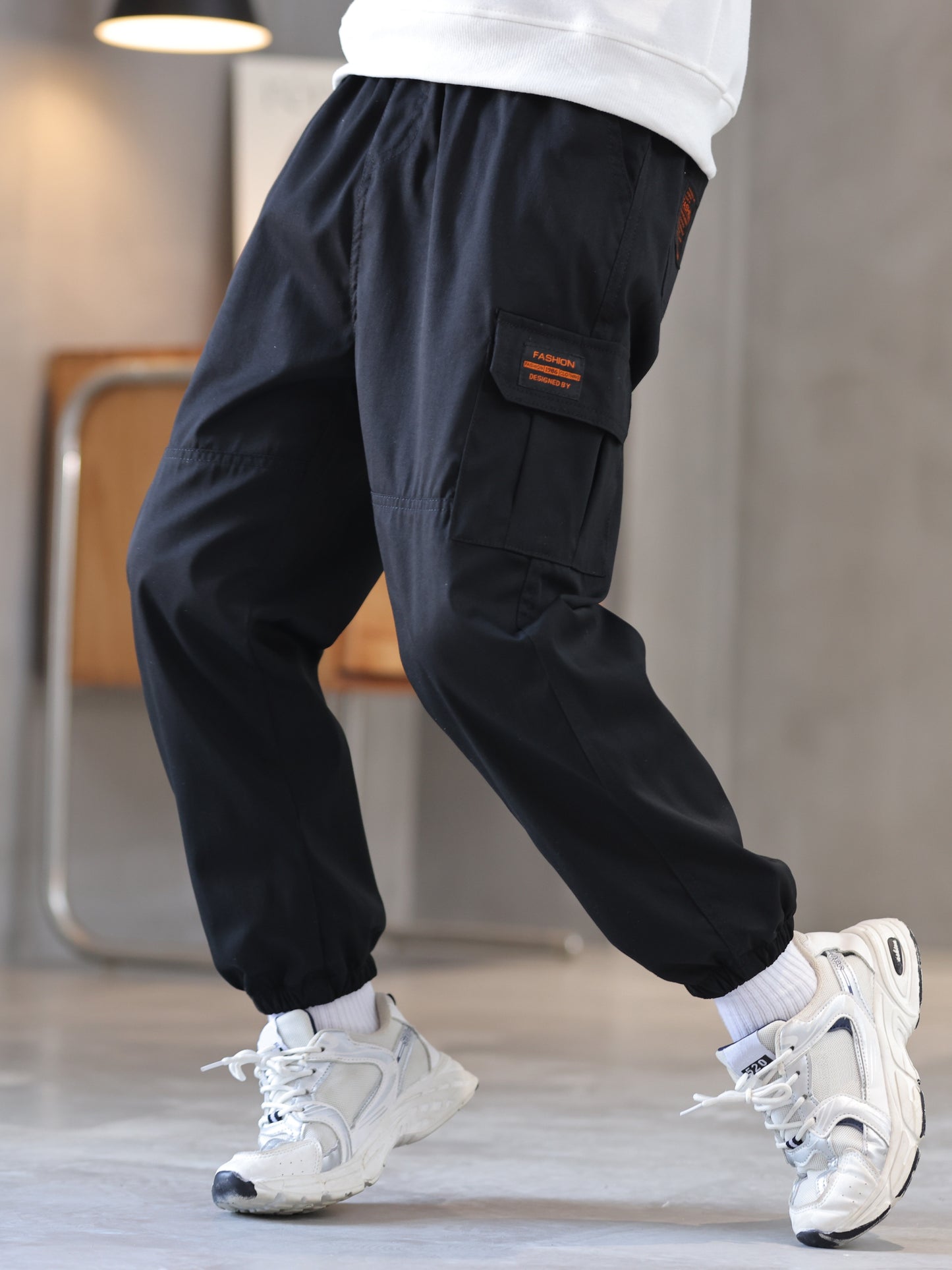Boys Cargo Trouser Joggers, Kids Autumn & Spring Clothes