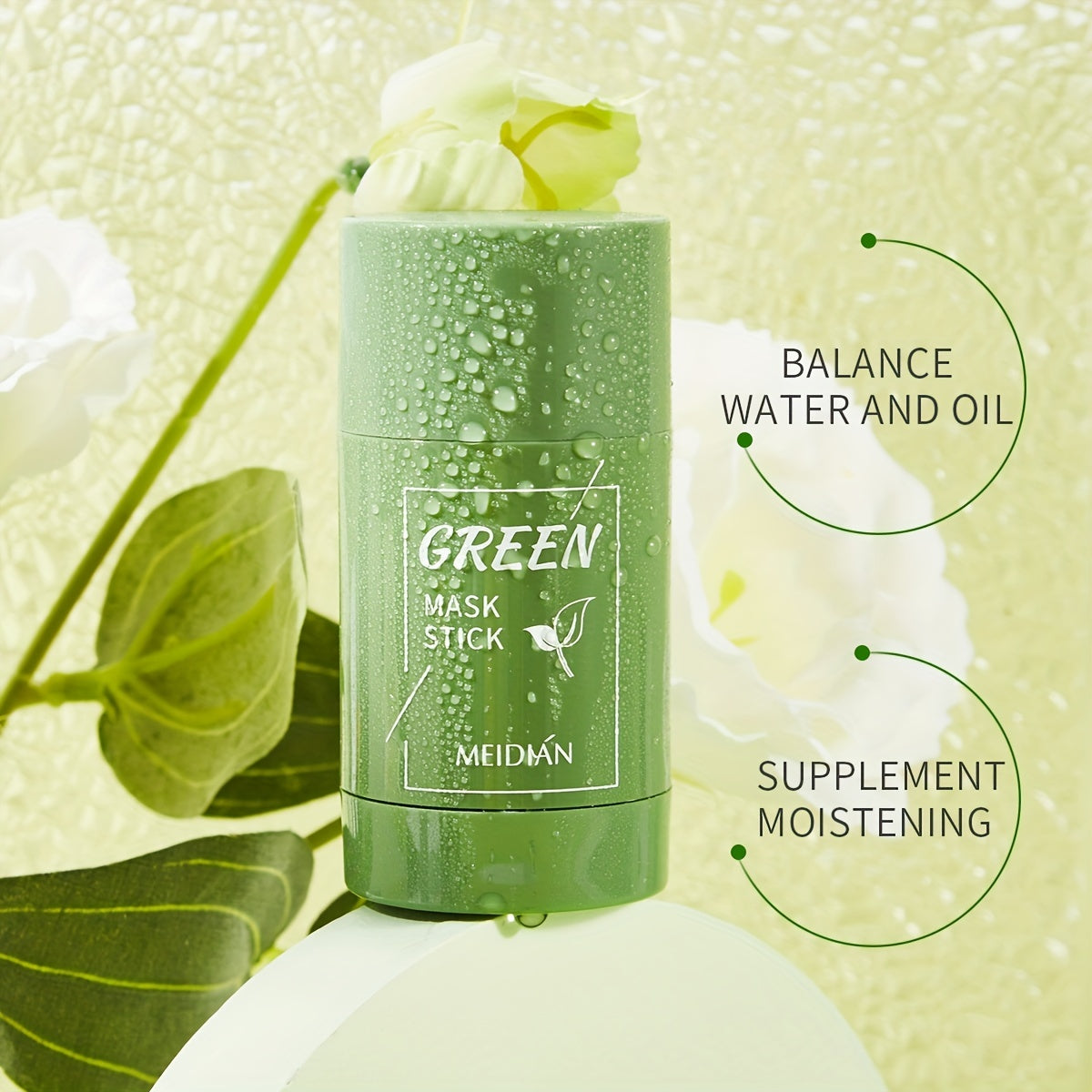 2pcs, 4pcs, Deep Cleansing Green Tea Mask Stick, Green Mask Stick, Facial Hydrating, Deep Pore Cleansing, Green Tea Mask For All Skin Types