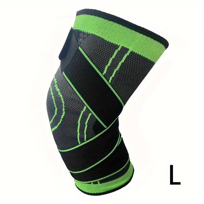 1pc Premium Strap Knee Pad - Knee Braces for Men and Women - Outdoor Sports Fitness Equipment for Cycling, Walking, and Hiking - Pressure-Relieving Protective Gear with Adjustable Strap for Comfortable Wear