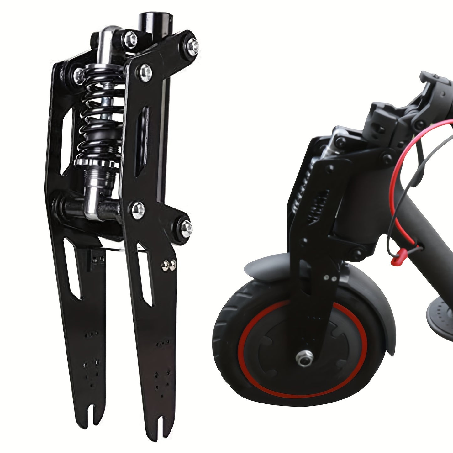Xiaomi M365 Pro & 1S Electric Scooter Upgrade Kit - Stainless Steel Shock-Absorbing Front Fork Suspension, Enhances Riding Comfort
