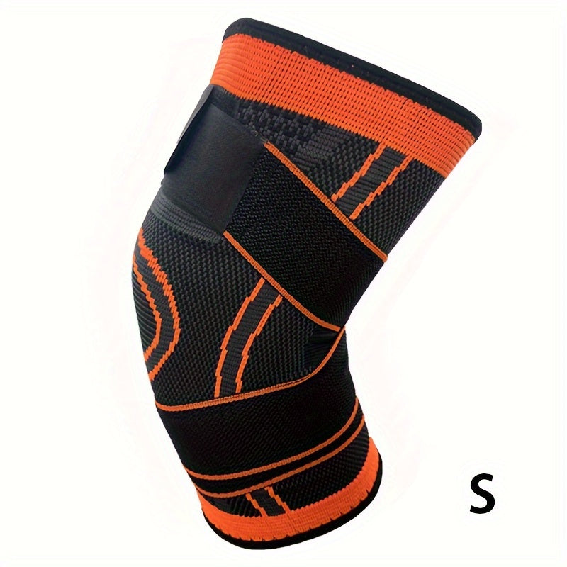1pc Premium Strap Knee Pad - Knee Braces for Men and Women - Outdoor Sports Fitness Equipment for Cycling, Walking, and Hiking - Pressure-Relieving Protective Gear with Adjustable Strap for Comfortable Wear