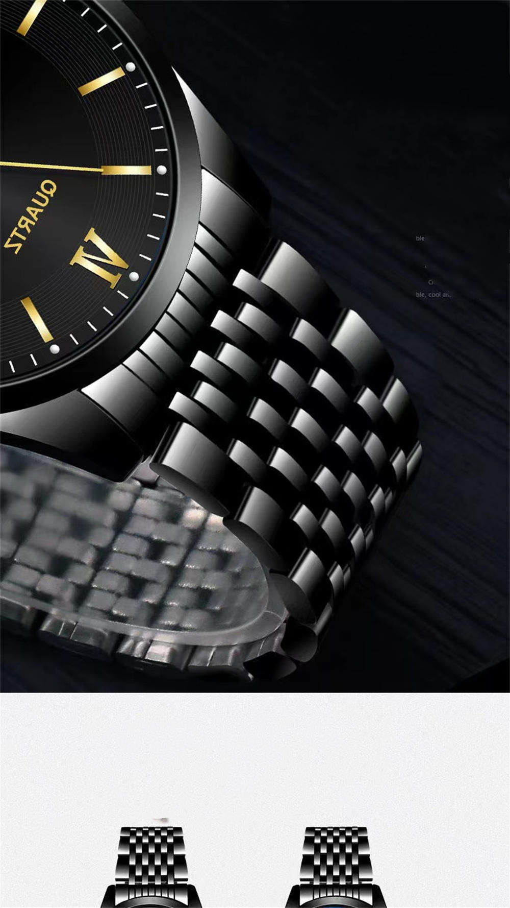 Men's Watch Glow-in-the-dark Waterproof Calendar High-grade Handsome Fashion 2022 New Trend Steel Watch, Ideal choice for Gifts
