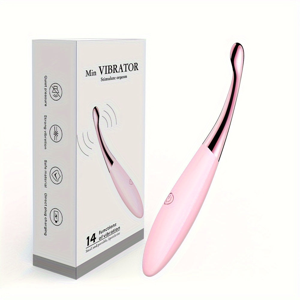 14 Frequency Female Masturbation Point Pen, Vibrator, Stimulator, Portable Handheld Female Vibrator, G-spot Breast Massage Masturbation Point Vibrator