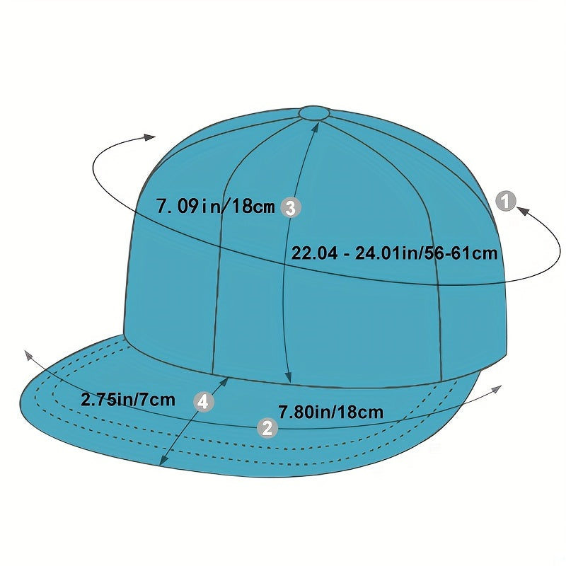 Stylish LA Embroidered Baseball Cap - Adjustable Snapback, Sunshade, Casual Hip Hop Design, Unisex Dad Hat for Women and Men - Perfect for Outdoor Activities