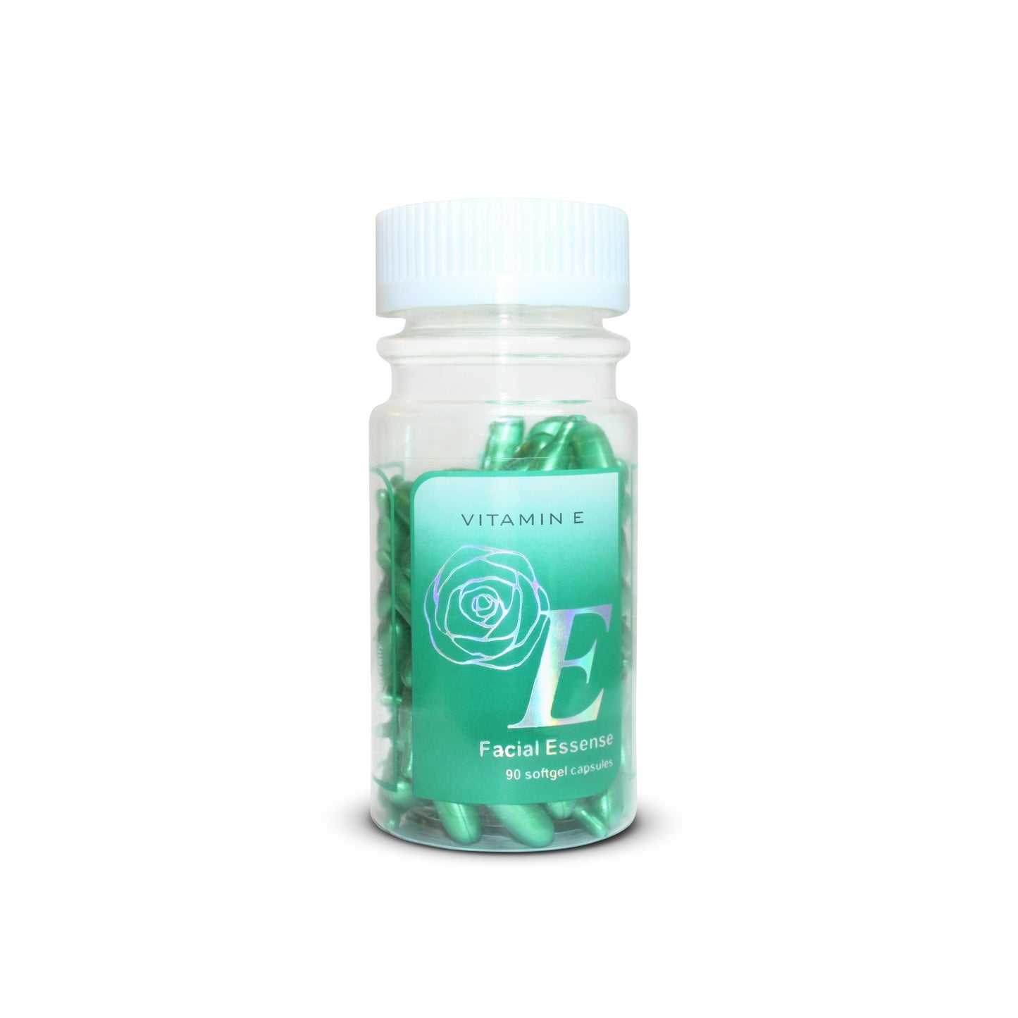 Vitamin E Aloe Vera Facial Capsule Extract, smoothes, signs of aging, brightens skin tone, keeps skin moist and smooth, facial and neck skin essence capsules! for men and women! Great as a pre-makeup preparation, 60 capsule p