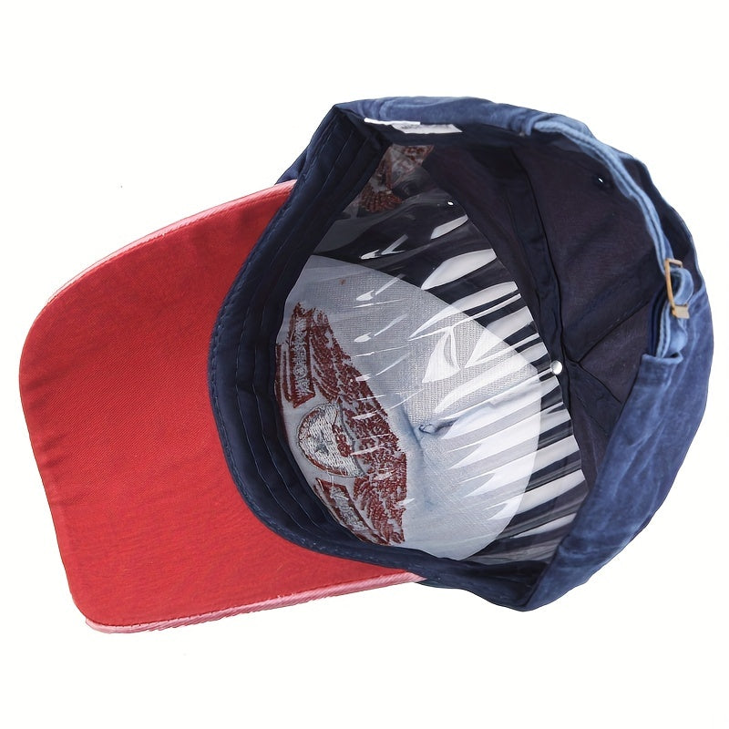 Stylish Unisex Baseball Cap - Soft Cotton, Snapback Closure, Embroidered New York Design, Breathable, Casual, Summer Sun Protection, Dad Hat, Male Fashion Accessory