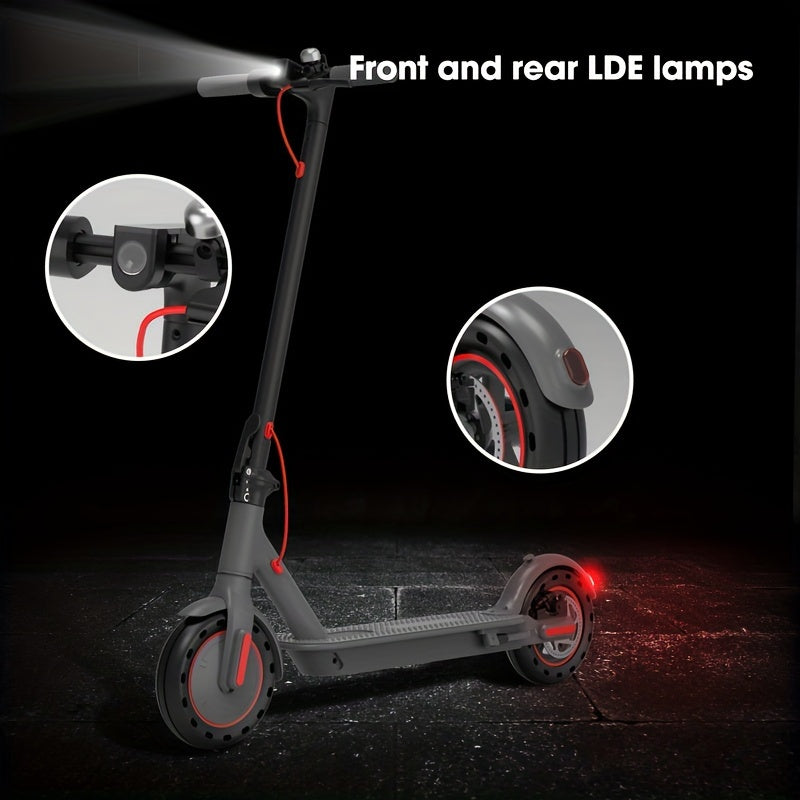Adult 8.5 Inch Electric Scooter With 400-550W Motor, Folding Electric Scooter Long Range, Electric Scooter With Max 20 MPH Speed, Portable Folding Electric Scooter, Smart Electric Scooter For Adult Commuting And Travel