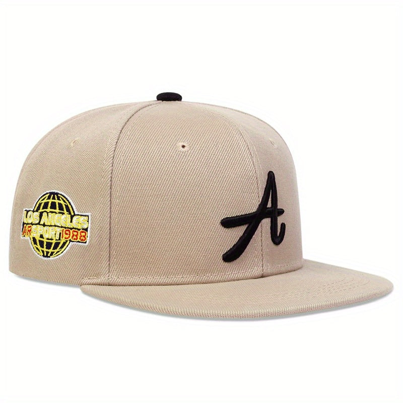 Stylish LA Embroidered Baseball Cap - Adjustable Snapback, Sunshade, Casual Hip Hop Design, Unisex Dad Hat for Women and Men - Perfect for Outdoor Activities