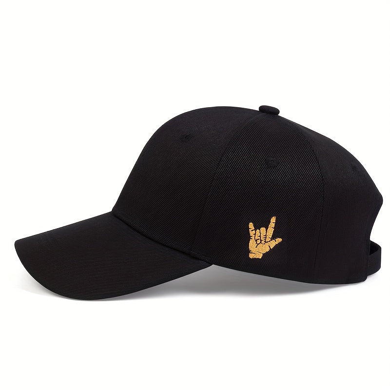 Stylish Adjustable Dad Hat - Breathable, Sunscreen, Simple Design, Embroidery Details, Unisex Baseball Cap for Women and Men - Perfect for Outdoor Sports and Daily Wear