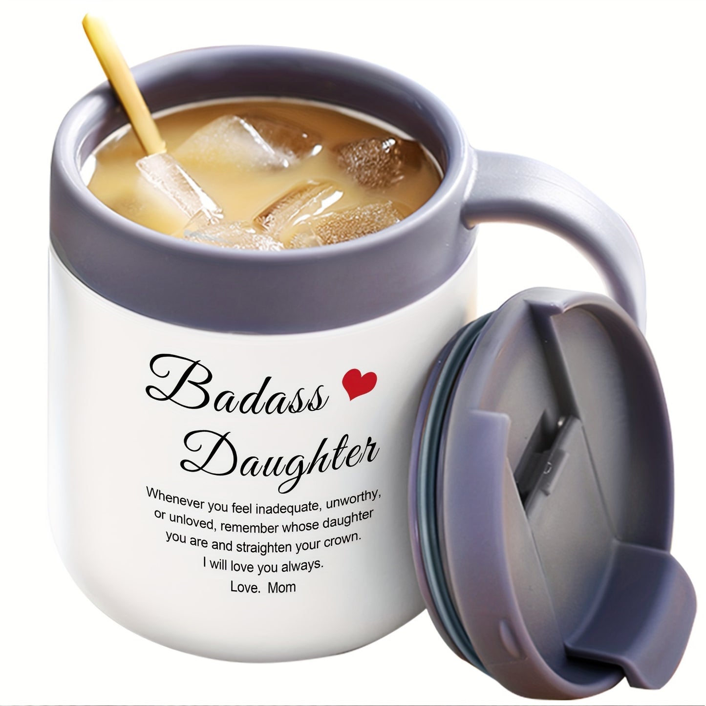 Daughter Gift From Mom/Dad, Funny Gifts For Daughter From Mother/Father Coffee Mug - To My Daughter Cup - Christmas Mothers Day Birthday Gift Ideas For Daughter - Unique Gifts For Adult Daughter