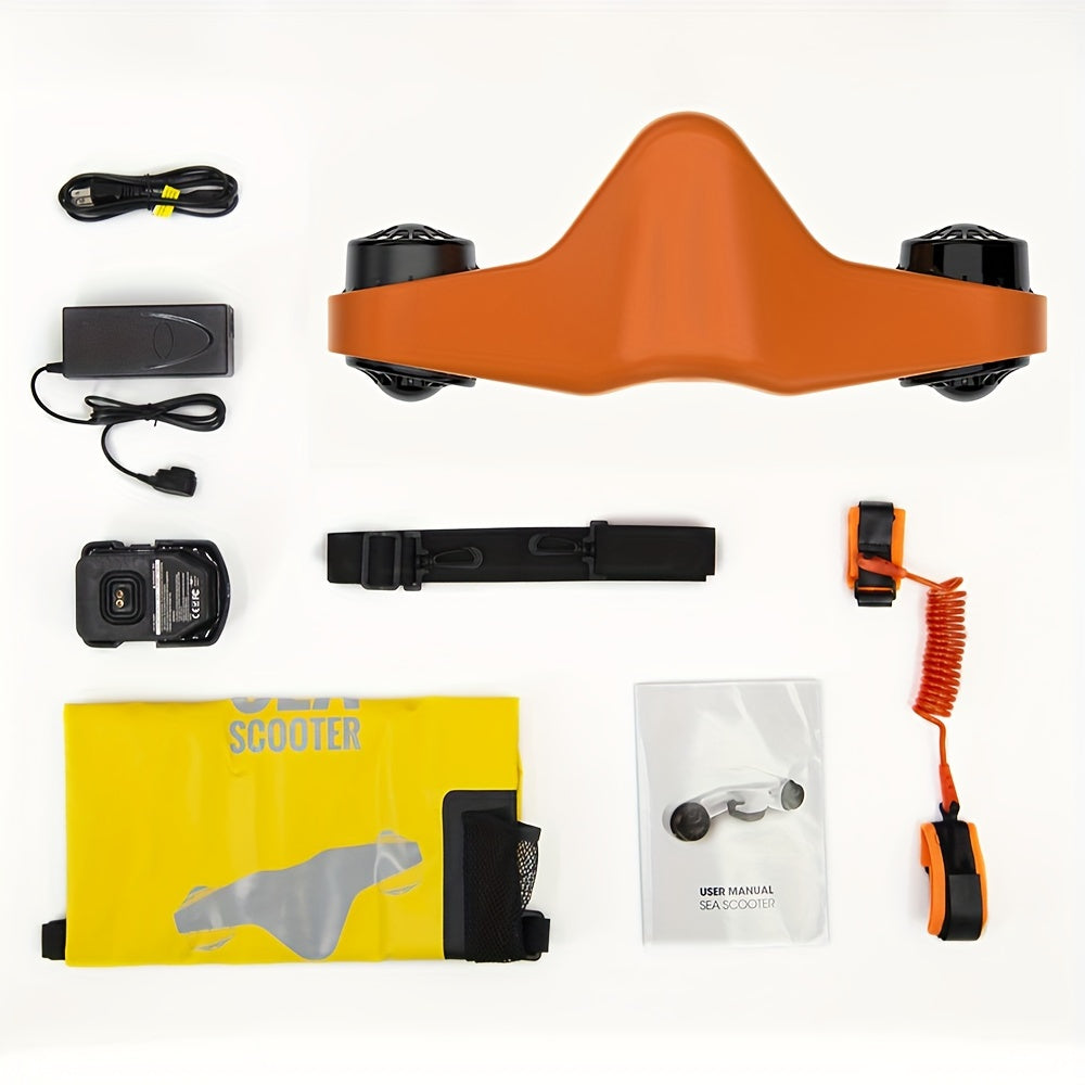 1PC Underwater Scooter Single Motors, Action Camera Compatible, Water Sports Swimming Pool Scuba Diving Underwater Sea Scooter 30m For Water ports Swimming Pool Scuba Diving for Kids/Adults