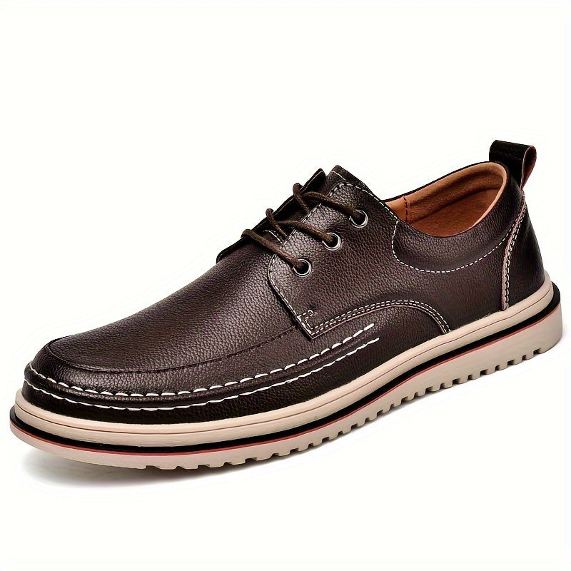 Men's Four Seasons Business Casual Leather Shoes Versatile Low Top Durable Men's Shoes Fashionable and Trendy Shoes