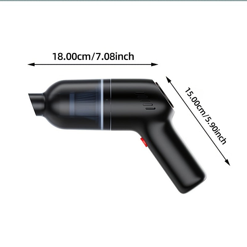 Mighty Wireless Car Vacuum Cleaner - Cordless Convenience, Powerful Suction for Quick Cleanups - Portable, Mini Design for Car & Home, Pet Hair Eraser
