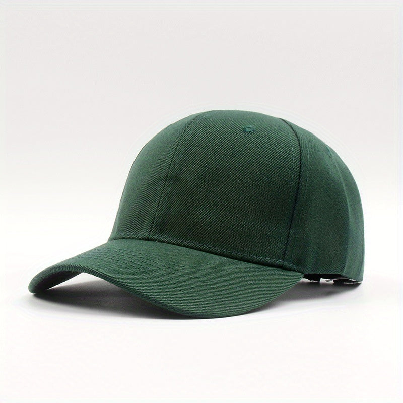 Solid Color Baseball Cap Lightweight Simple Casual Couple Dad Hats Unisex Sun Hats For Women & Men