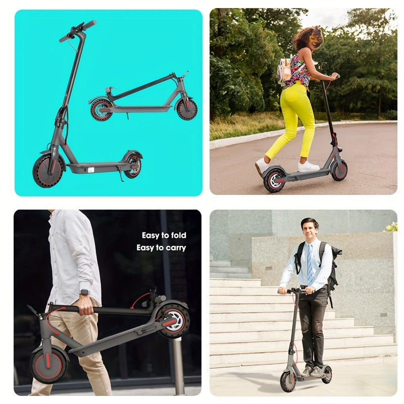 Adult 8.5 Inch Electric Scooter With 400-550W Motor, Folding Electric Scooter Long Range, Electric Scooter With Max 20 MPH Speed, Portable Folding Electric Scooter, Smart Electric Scooter For Adult Commuting And Travel