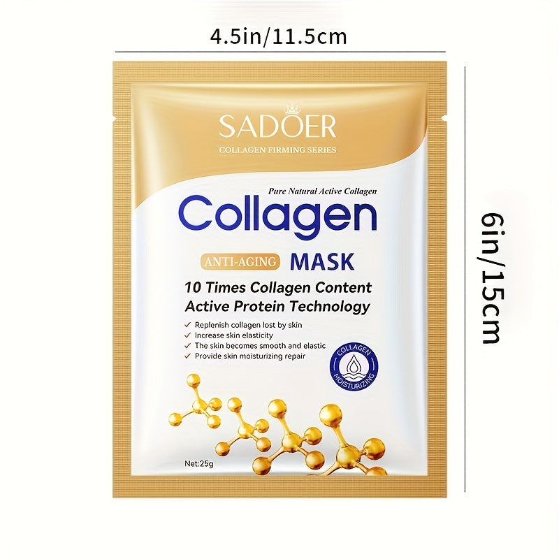 Daily Collagen Miracle Mask - Intense Hydration & Skin Tightening - Deeply Moisturizes, Firms, and Smooths - Gentle, Non-Irritating Formula for Radiant Facial Skin