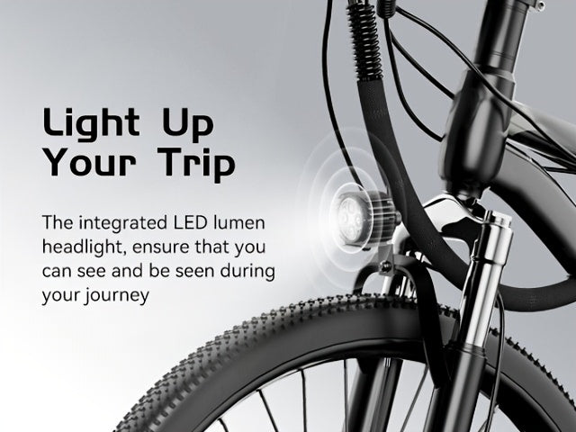 26" Electric Bike for Adults, 21-Speed Mountain EBike with 500W Peak Motor, Up to 20 MPH, 60 Miles Max Range, Electric Bicycle with Removable Battery & 5-Working Modes