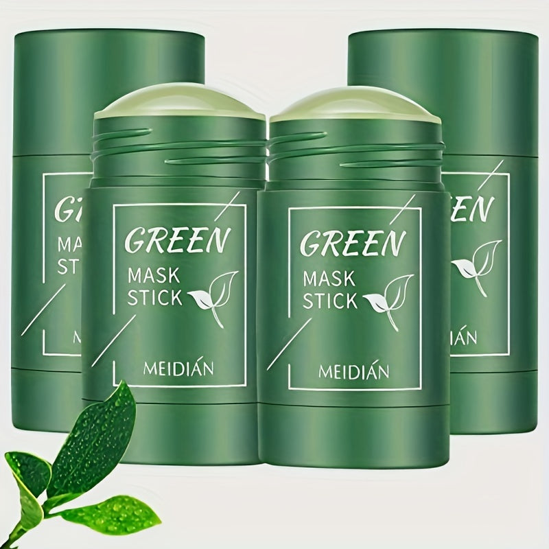 2pcs, 4pcs, Deep Cleansing Green Tea Mask Stick, Green Mask Stick, Facial Hydrating, Deep Pore Cleansing, Green Tea Mask For All Skin Types