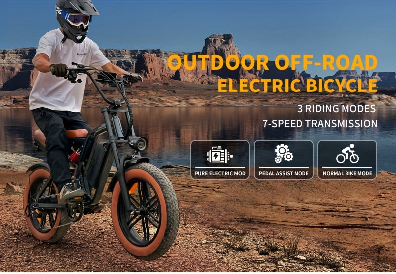 Folding Electric Bike - Powerful Motor, Fast Speed, 14-inch Tires, Commuter-friendly, Light Weight, Long-lasting Battery
