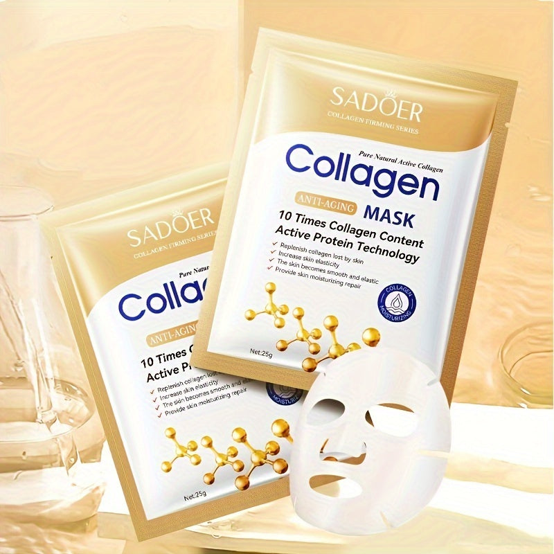 Daily Collagen Miracle Mask - Intense Hydration & Skin Tightening - Deeply Moisturizes, Firms, and Smooths - Gentle, Non-Irritating Formula for Radiant Facial Skin