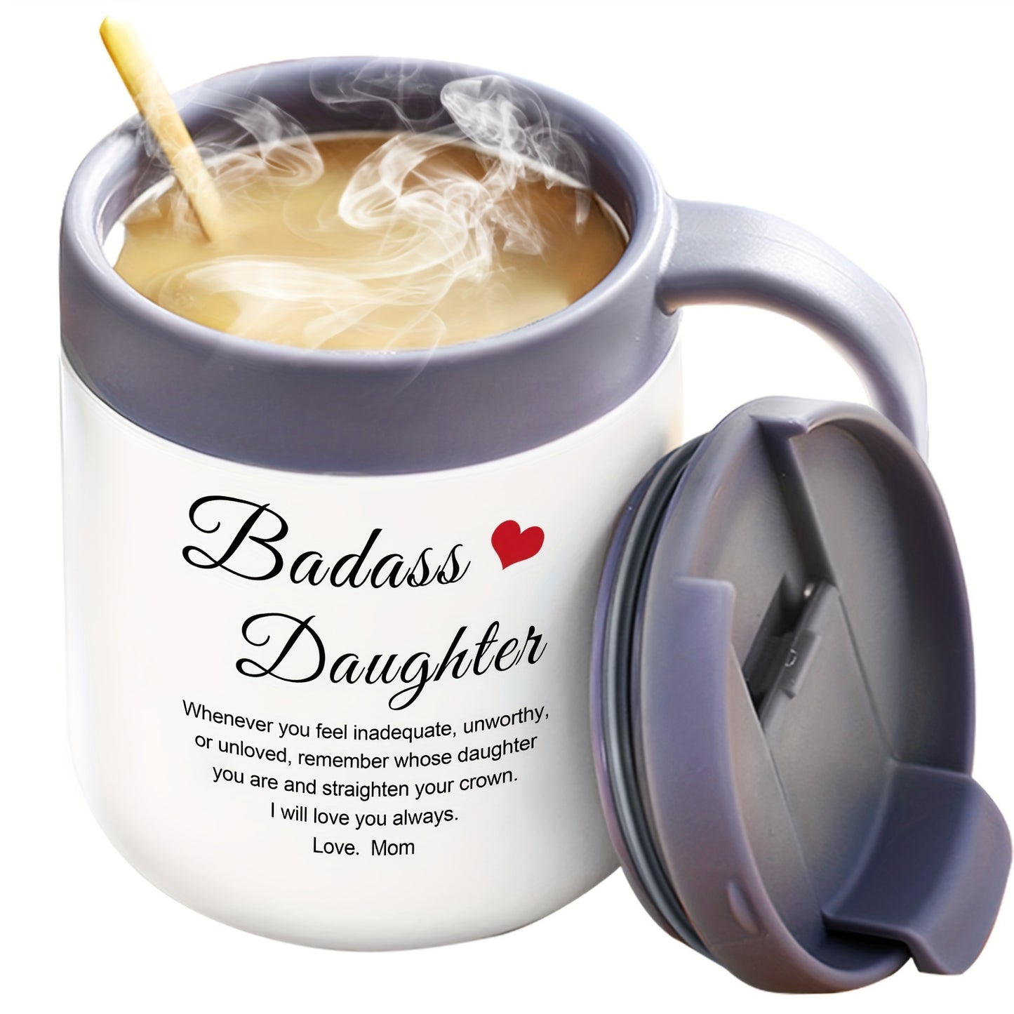 Daughter Gift From Mom/Dad, Funny Gifts For Daughter From Mother/Father Coffee Mug - To My Daughter Cup - Christmas Mothers Day Birthday Gift Ideas For Daughter - Unique Gifts For Adult Daughter