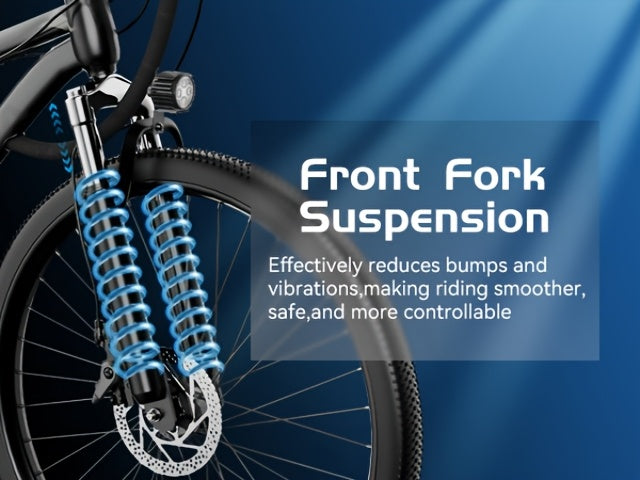 26" Electric Bike for Adults, 21-Speed Mountain EBike with 500W Peak Motor, Up to 20 MPH, 60 Miles Max Range, Electric Bicycle with Removable Battery & 5-Working Modes