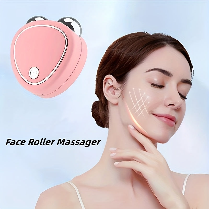 1pc Ultimate Facial Sculpting Device - Advanced 3D Massage Roller, Instantly Tightens & Smooths Skin, Promotes Radiant Beauty for a Glowing At-Home Spa Experience!