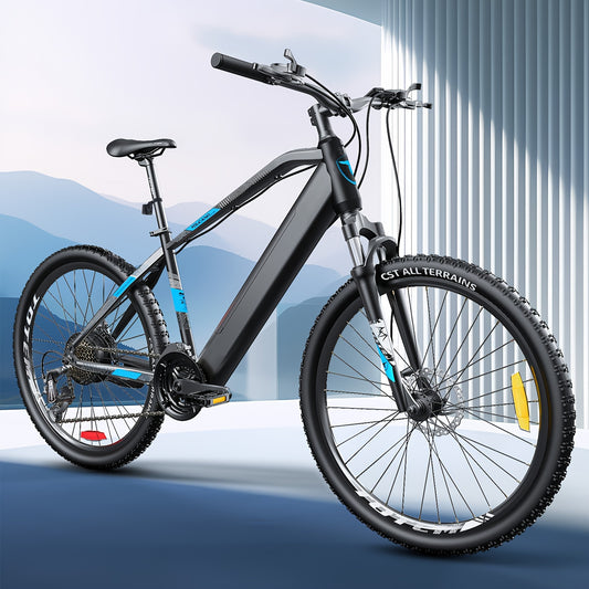 Volcano 27.5" 500W Electric Bike for Adults - High-Speed, Long-Range with Removable 48V 10.4Ah Battery, 21-Gear & MLO Suspension Fork - Perfect Gift for Men on Holidays & Special Occasions, TOTEM