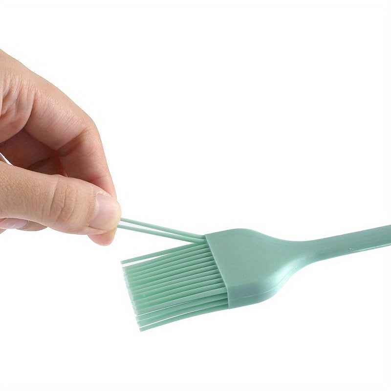 1pc, Oil Brush, Silicone Baking Brush, Portable Barbecue Brush, Household Oil Brush For Baking Cooking, Creative Oil Brush For BBQ Baking, Basting Brush For Kitchen BBQ, Kitchen Stuff, Kitchen Accessaries
