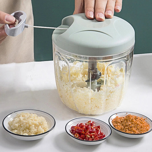1pc, Vegetable Cutter, Multifunctional Garlic Masher, Manual Food Chopper, Vegetable Chopper, Creative Garlic Crusher, Meat Masher, Kitchen Stuff, Kitchen Gadgets Kitchen Accessories