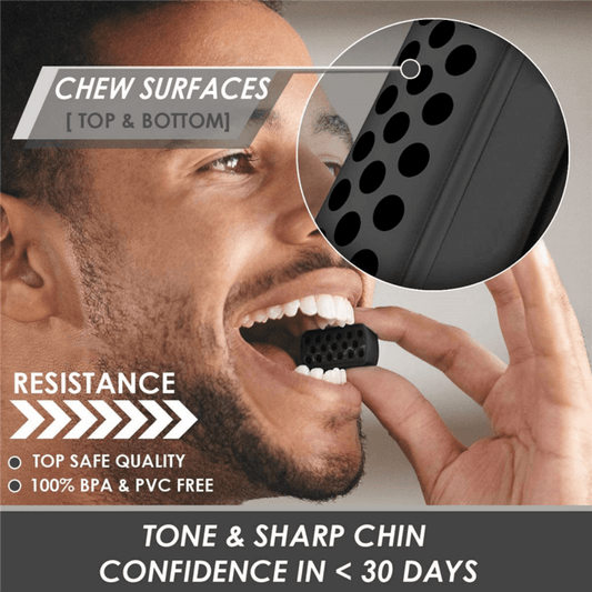 Tone Your Jawline & Reduce Double Chin with Facial Jaw Exerciser Gym Ball!