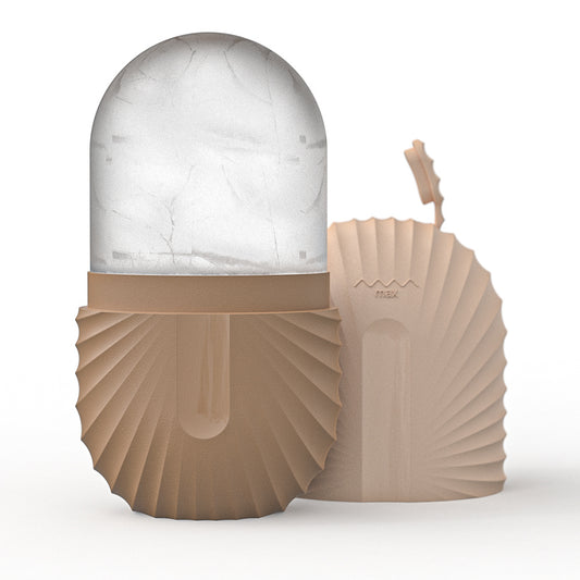 Ice Face Roller, Ice Roller For Face & Eye Puffiness Relief, Facial Massager Contour And Enhance Skin Care & Glow, Ice Facial Roller Mold Cube, Reusable & Leakproof