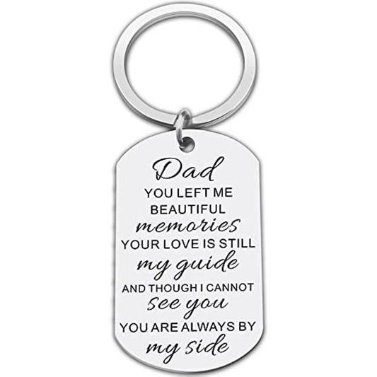 1pc, Dad Memorial Gifts For Loss Of Father-Remembrance Sympathy Gift For Dad Keychain In Memory Of Daddy Grievingchristmas/halloween/Thanksgiving Daychristmas/halloween/Thanksgiving Day