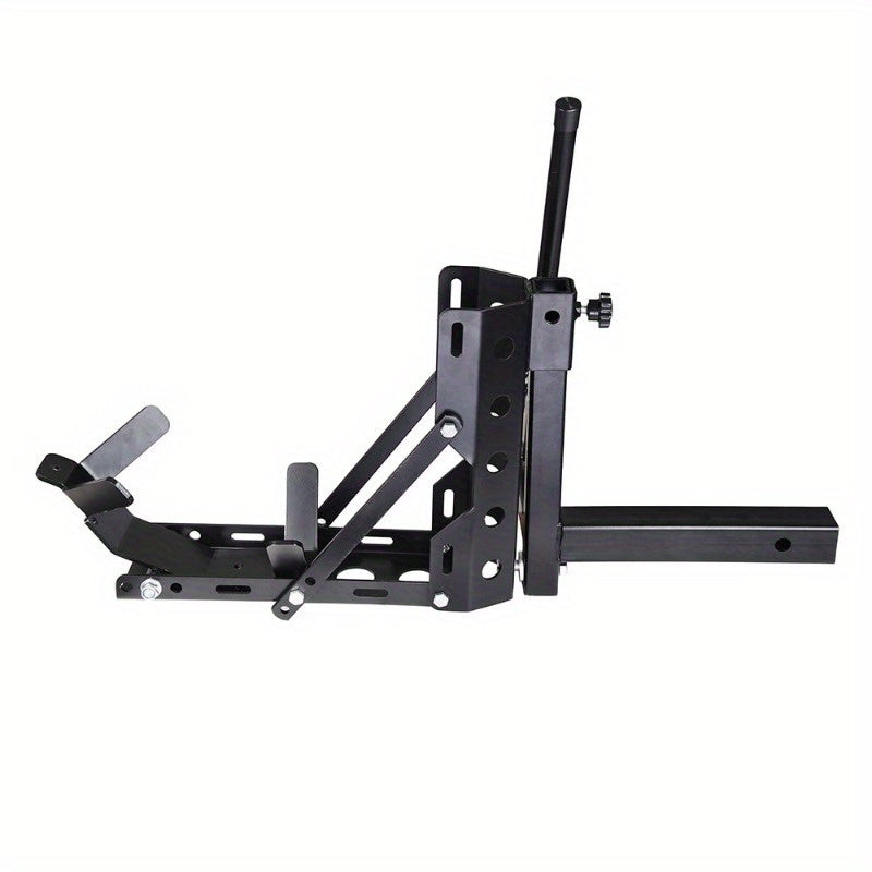 Motorcycle Trailer Hitch Scooter Dirt Bike Carrier Hauler Hitch Mount Rack With Straps Adjustable Height Strong Metal, Automotive Automatic Transmission Parts
