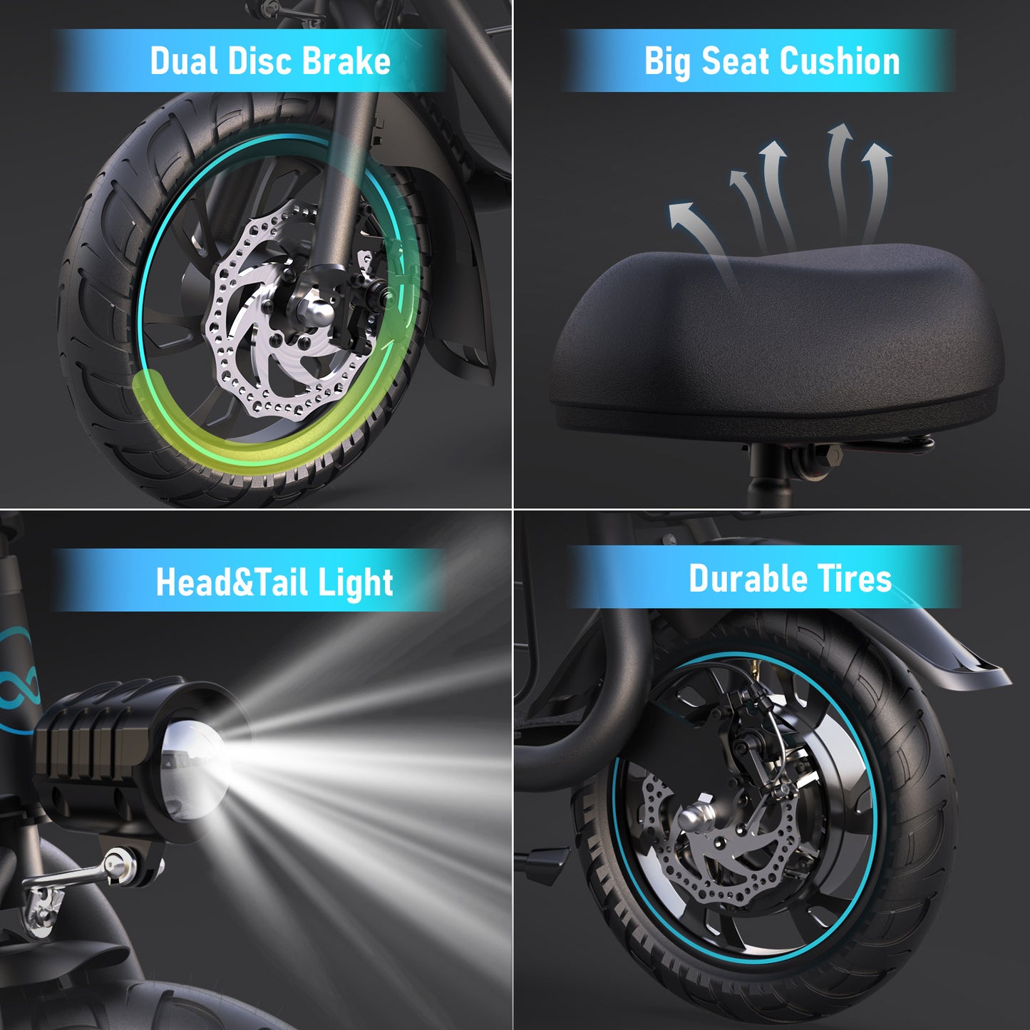 550W Electric Scooter with Basket for Dogs, 20-Mile Range, Speed up to 18.6MPH, Ample Storage for Pets & Cargo