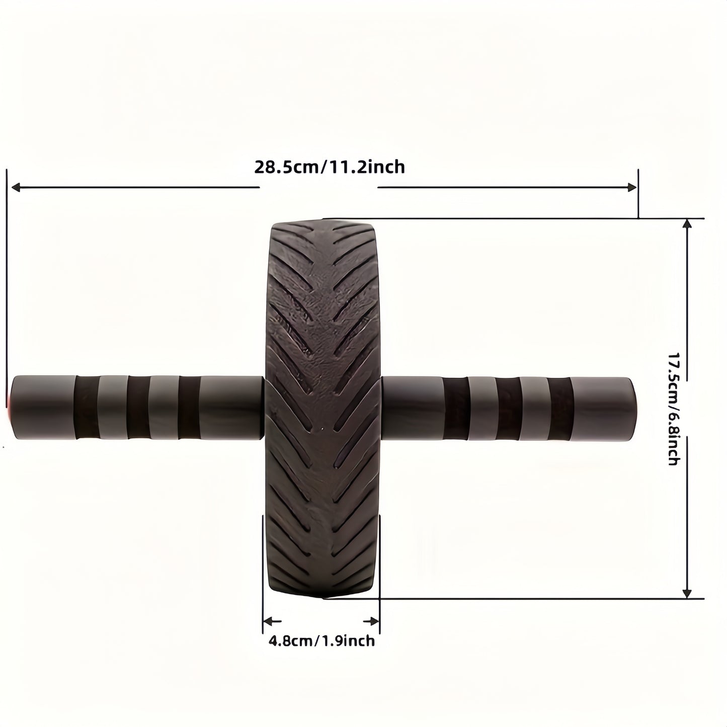 Advanced Ab & Core Strength Training Wheel - Durable PP Material, Home Fitness Equipment