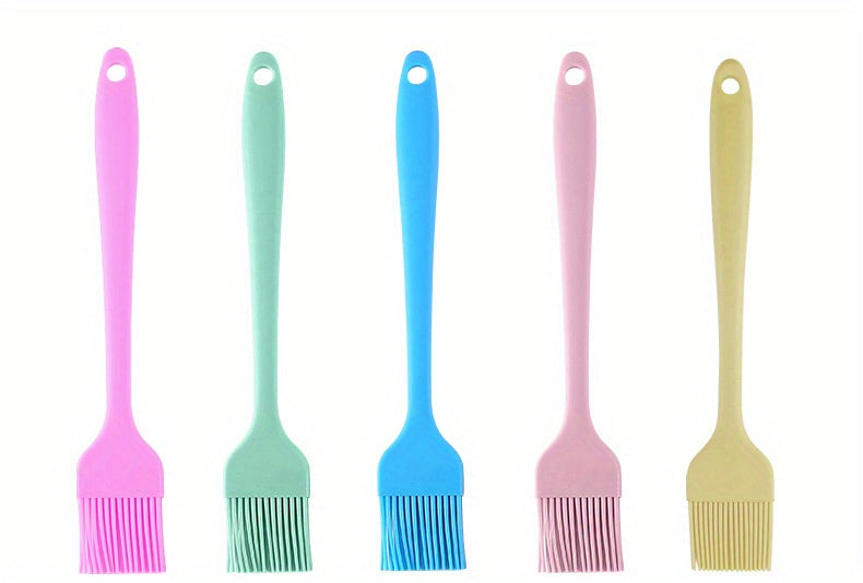 1pc, Oil Brush, Silicone Baking Brush, Portable Barbecue Brush, Household Oil Brush For Baking Cooking, Creative Oil Brush For BBQ Baking, Basting Brush For Kitchen BBQ, Kitchen Stuff, Kitchen Accessaries
