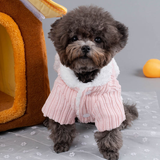 Cozy Pet Hoodie with Rabbit Ears - Soft, Warm, and Adorable Winter Wear for Dogs and Cats - Perfect for Outdoor Play and Snuggle Time!