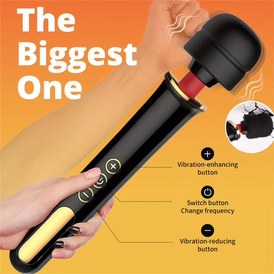 Magic AV Wand Vibrator for Women - USB Rechargeable, Powerful Clitoral & G-Spot Stimulation Massager with 10 Modes & 5 Speeds - Perfect Gift for Christmas, Halloween, Valentine's Day